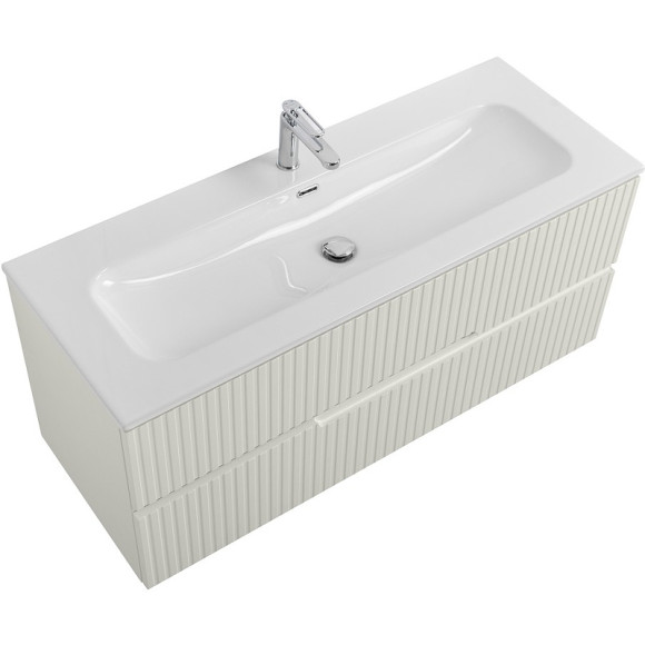 Тумба под раковину Cezares Duet-N 120 DUET-N-1200-2C-SO-AS-P подвесная Альпака брашированная