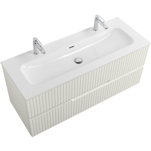 Тумба под раковину Cezares Duet-N 120 DUET-N-1200-2C-SO-AS-P подвесная Альпака брашированная