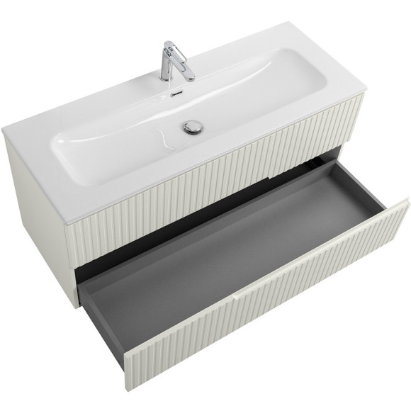 Тумба под раковину Cezares Duet-N 120 DUET-N-1200-2C-SO-AS-P подвесная Альпака брашированная