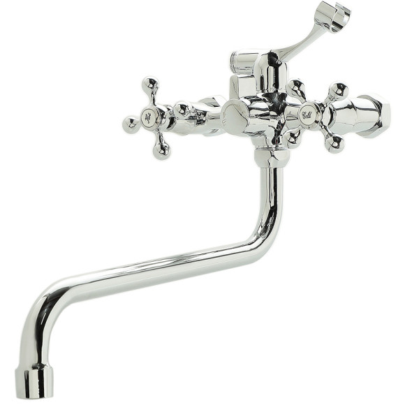 Смеситель для ванны Orange Classic Pro M72-222cr универсальный Хром Смеситель для ванны Orange Classic Pro M72-222cr универсальный Хром