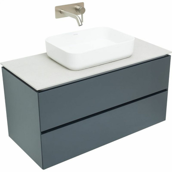 Тумба под раковину Allen Brau Infinity 100 1.21003.AM подвесная Антрацит матовый Тумба под раковину Allen Brau Infinity 100 1.21003.AM подвесная Антрацит матовый