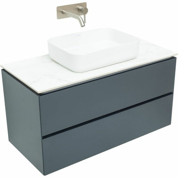 Тумба под раковину Allen Brau Infinity 100 1.21003.AM подвесная Антрацит матовый Тумба под раковину Allen Brau Infinity 100 1.21003.AM подвесная Антрацит матовый