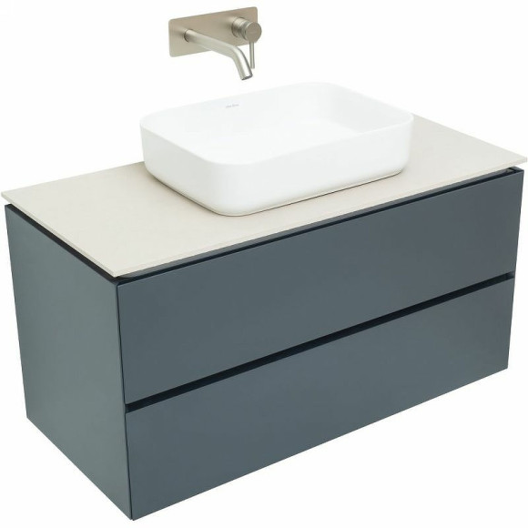 Тумба под раковину Allen Brau Infinity 100 1.21003.AM подвесная Антрацит матовый Тумба под раковину Allen Brau Infinity 100 1.21003.AM подвесная Антрацит матовый