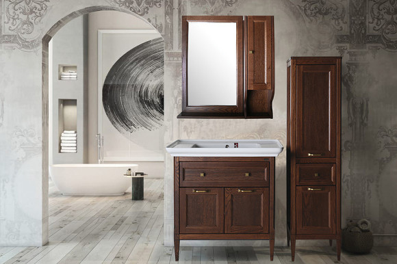 Зеркало ASB-Woodline Гранда 60 11483 Антикварный орех Зеркало ASB-Woodline Гранда 60 11483 Антикварный орех