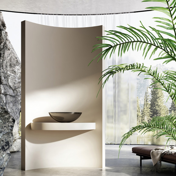 Раковина-чаша Abber Kristall 50 AT2802Onyx Черная Раковина-чаша Abber Kristall 50 AT2802Onyx Черная