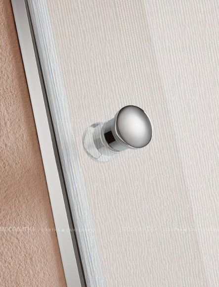 Душевая дверь Cezares Eco 90 ECO-O-B-1-90-P-Cr профиль Хром стекло рифленое