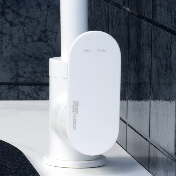 Смеситель для кухни WasserKRAFT Mindel 8507 Белый матовый Смеситель для кухни WasserKRAFT Mindel 8507 Белый матовый