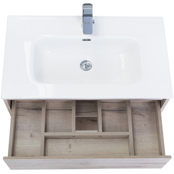 Тумба под раковину BelBagno Kraft 80 KRAFT-800-1C-SO-RGB подвесная Rovere Galifax Bianco Тумба под раковину BelBagno Kraft 80 KRAFT-800-1C-SO-RGB подвесная Rovere Galifax Bianco