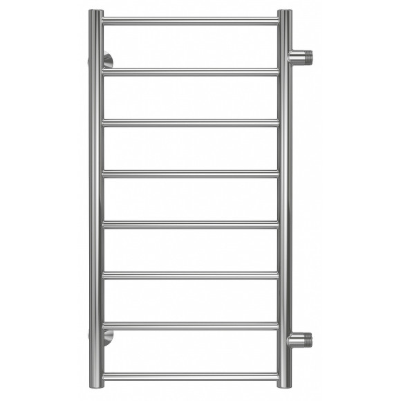 Водяной полотенцесушитель Terminus Аврора П8 400х800 бп600 4670078529916 Хром, боковое подключение, G 1" НР