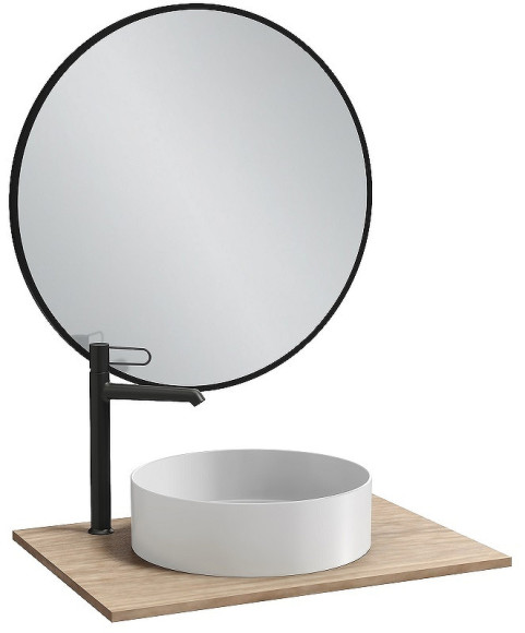 Зеркало Jacob Delafon Odeon Rive Gauche 50 EB1176-S14 Черный сатин Зеркало Jacob Delafon Odeon Rive Gauche 50 EB1176-S14 Черный сатин