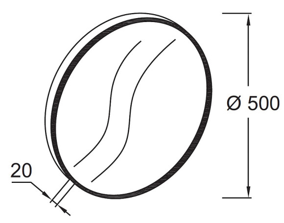 Зеркало Jacob Delafon Odeon Rive Gauche 50 EB1176-S14 Черный сатин Зеркало Jacob Delafon Odeon Rive Gauche 50 EB1176-S14 Черный сатин