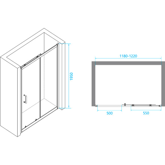 Душевая дверь RGW Passage PA-14 B 120 41081412-14 профиль Черный стекло прозрачное Душевая дверь RGW Passage PA-14 B 120 41081412-14 профиль Черный стекло прозрачное