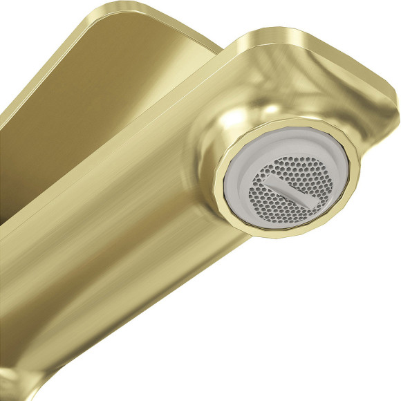 Смеситель для раковины Grossman Advans 510.K35.09.320 Золото брашированное Смеситель для раковины Grossman Advans 510.K35.09.320 Золото брашированное