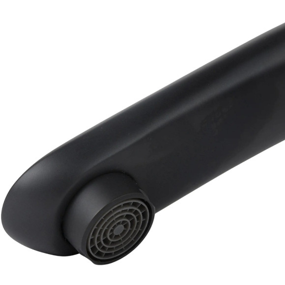 Смеситель на борт ванны Orange M60-333b Черный матовый