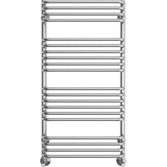 Водяной полотенцесушитель Terminus Стандарт П20 500x1000 4670078529800 Хром, нижнее подключение, G 1/2" ВР, с угловым соединением