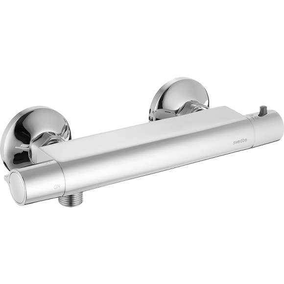 Смеситель для душа Swedbe Mercury 9050 с термостатом Хром Смеситель для душа Swedbe Mercury 9050 с термостатом Хром