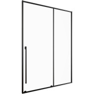 Душевая дверь Allen Brau Fantasy 140 3.11008.31 профиль Черный матовый стекло прозрачное