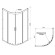 Душевой уголок AM.PM Gem 80х80 W90G-401-080WT радиальный профиль Матовый хром стекло прозрачное Душевой уголок AM.PM Gem 80х80 W90G-401-080WT радиальный профиль Матовый хром стекло прозрачное