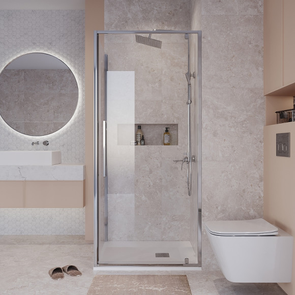 Душевой уголок Niagara Nova 80х80 NG-66-8A-A80-34 профиль Хром стекло прозрачное Душевой уголок Niagara Nova 80х80 NG-66-8A-A80-34 профиль Хром стекло прозрачное