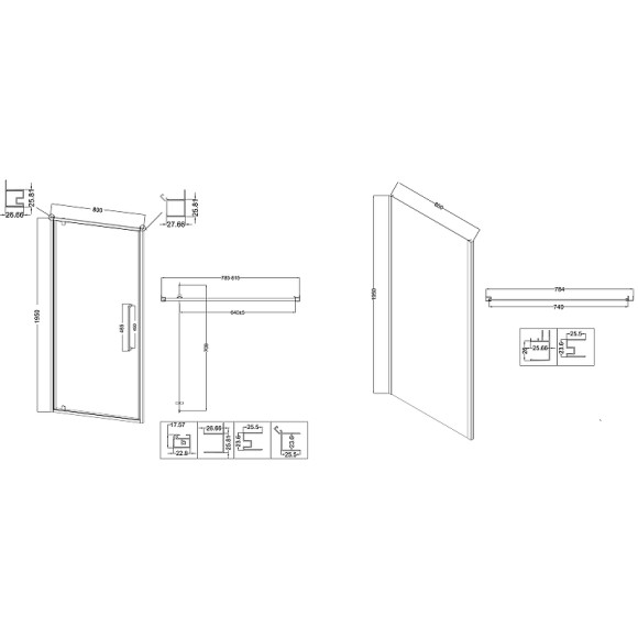 Душевой уголок Niagara Nova 80х80 NG-66-8A-A80-34 профиль Хром стекло прозрачное Душевой уголок Niagara Nova 80х80 NG-66-8A-A80-34 профиль Хром стекло прозрачное