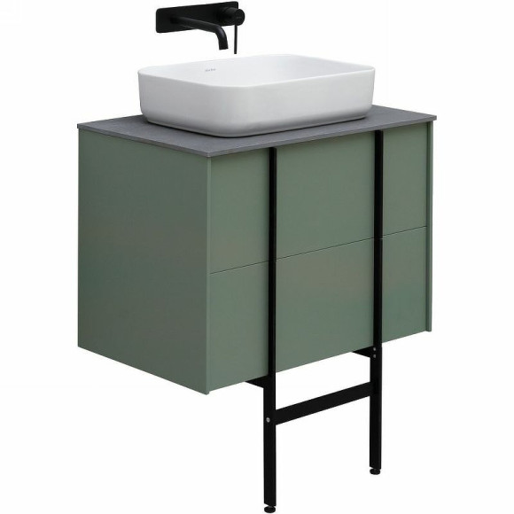 Тумба под раковину Allen Brau Reality 70 1.32004.CGM подвесная Олива матовая Тумба под раковину Allen Brau Reality 70 1.32004.CGM подвесная Олива матовая