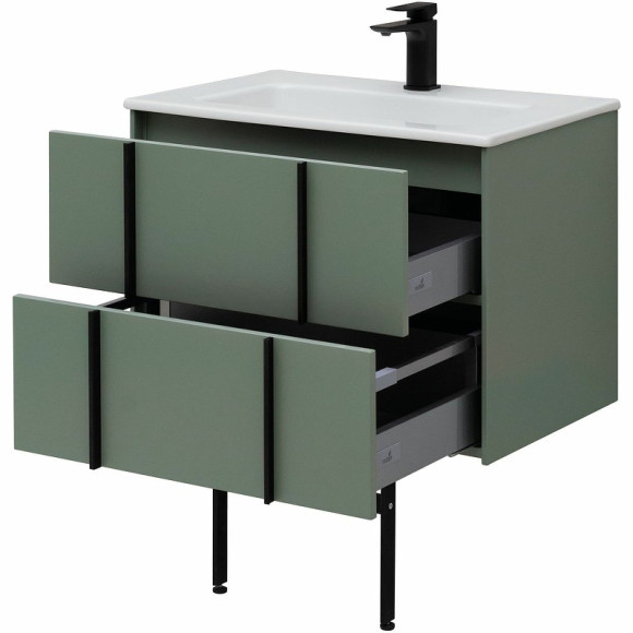 Тумба под раковину Allen Brau Reality 70 1.32004.CGM подвесная Олива матовая Тумба под раковину Allen Brau Reality 70 1.32004.CGM подвесная Олива матовая