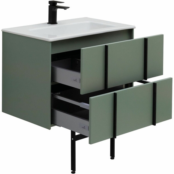 Тумба под раковину Allen Brau Reality 70 1.32004.CGM подвесная Олива матовая Тумба под раковину Allen Brau Reality 70 1.32004.CGM подвесная Олива матовая