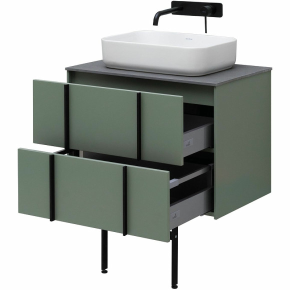 Тумба под раковину Allen Brau Reality 70 1.32004.CGM подвесная Олива матовая Тумба под раковину Allen Brau Reality 70 1.32004.CGM подвесная Олива матовая