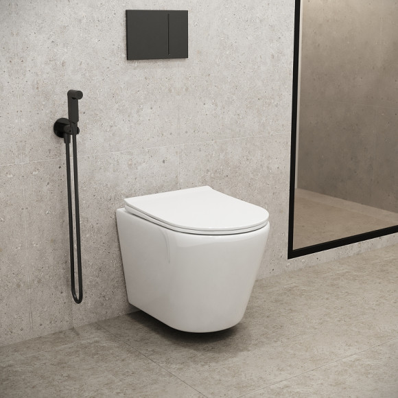 Унитаз Grossman Fly GR-4478S подвесной Белый глянцевый с сиденьем Микролифт