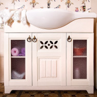 Тумба под раковину Бриклаер Кантри 105 4627125413667 Бежевый дуб прованс Тумба под раковину Бриклаер Кантри 105 4627125413667 Бежевый дуб прованс