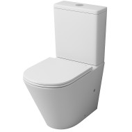 Унитаз компакт Grossman GR-4450MS Белый матовый с сиденьем Микролифт