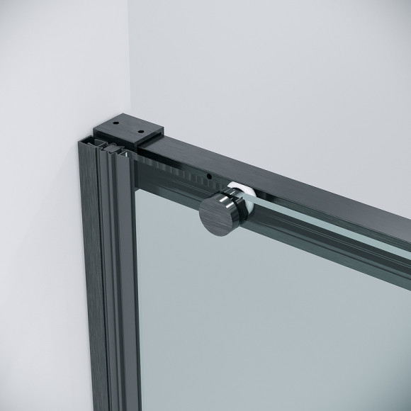 Душевая дверь Grossman Galaxy 100 100.K33.01.100.42.00 профиль Графит сатин стекло прозрачное Душевая дверь Grossman Galaxy 100 100.K33.01.100.42.00 профиль Графит сатин стекло прозрачное