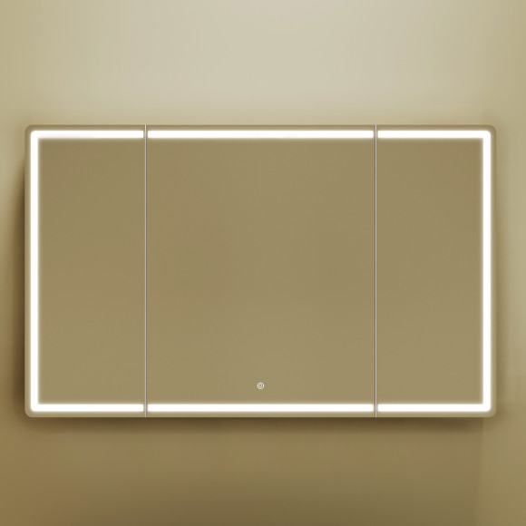 Зеркальный шкаф Sancos Mirror 120 MI120ECH с подсветкой Дуб чарльстон Зеркальный шкаф Sancos Mirror 120 MI120ECH с подсветкой Дуб чарльстон