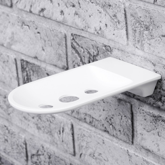 Мыльница WasserKRAFT Kammel K-8369W Белая матовая Мыльница WasserKRAFT Kammel K-8369W Белая матовая