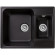 Кухонная мойка GranFest Quarz GF-Z09 Черная Кухонная мойка GranFest Quarz GF-Z09 Черная