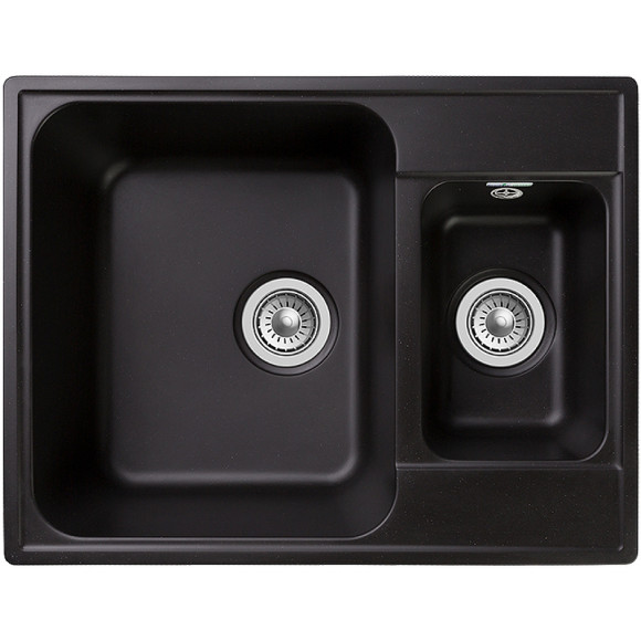 Кухонная мойка GranFest Quarz GF-Z09 Черная Кухонная мойка GranFest Quarz GF-Z09 Черная