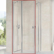 Душевая дверь Ravak Chrome CRV2-90 1QV70C00Z1 профиль Хром стекло Transparent