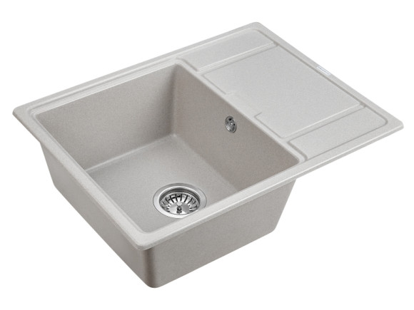 Кухонная мойка Paulmark Flugen 50-650 PM216550-GR Серая Кухонная мойка Paulmark Flugen 50-650 PM216550-GR Серая