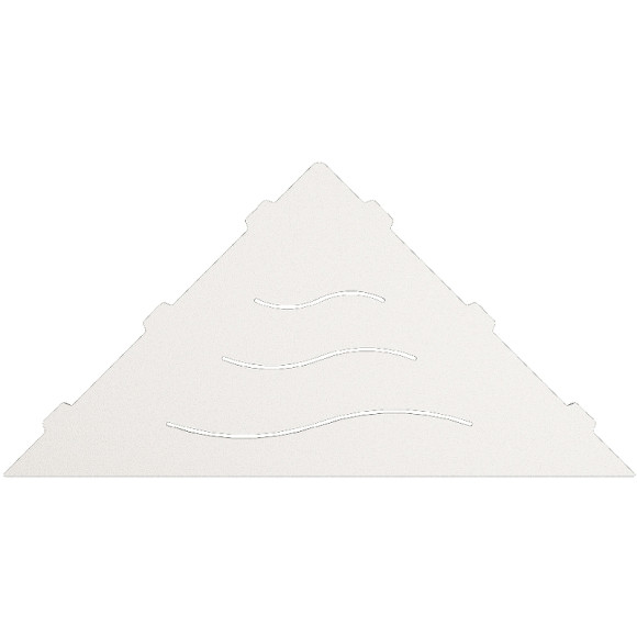 Металлическая полка RGW MT-02W 49279902-01 угловая Белая Металлическая полка RGW MT-02W 49279902-01 угловая Белая