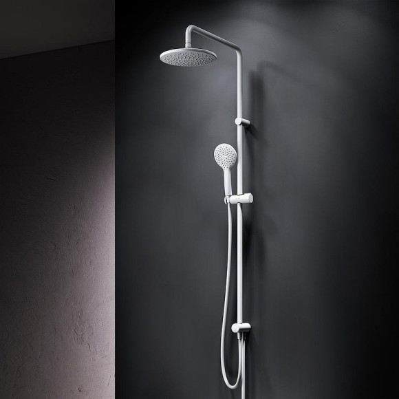 Душевая система AM.PM Gem F0790033 Белая матовая Душевая система AM.PM Gem F0790033 Белая матовая