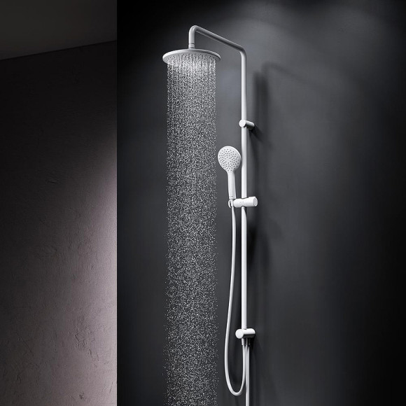 Душевая система AM.PM Gem F0790033 Белая матовая Душевая система AM.PM Gem F0790033 Белая матовая