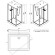 Душевая кабина Esbano ESB-1180CKR 110x80 ESKBB1180CKR без гидромассажа
