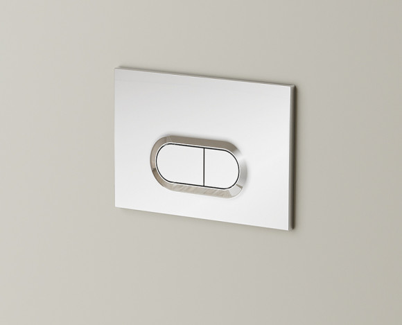 Комплект унитаза с инсталляцией Vitra Normus 9773B003-7202 с сиденьем Микролифт и клавишей смыва Хром глянцевый