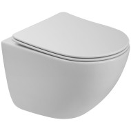 Унитаз BelBagno Amanda-Tor BB051CH-TOR-FC/BB051SC подвесной с сиденьем Микролифт