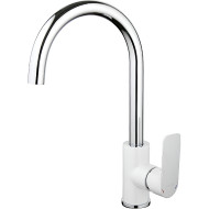 Смеситель для кухни Gappo G48 G4048 Белый Хром