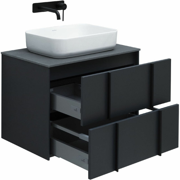 Тумба под раковину Allen Brau Reality 70 1.32004.AM подвесная Антрацит матовый Тумба под раковину Allen Brau Reality 70 1.32004.AM подвесная Антрацит матовый