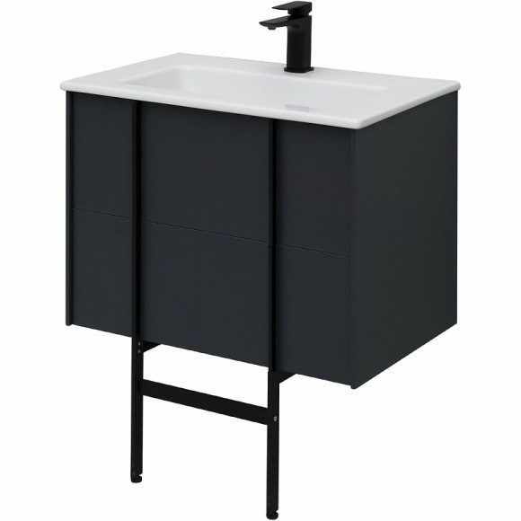 Тумба под раковину Allen Brau Reality 70 1.32004.AM подвесная Антрацит матовый Тумба под раковину Allen Brau Reality 70 1.32004.AM подвесная Антрацит матовый