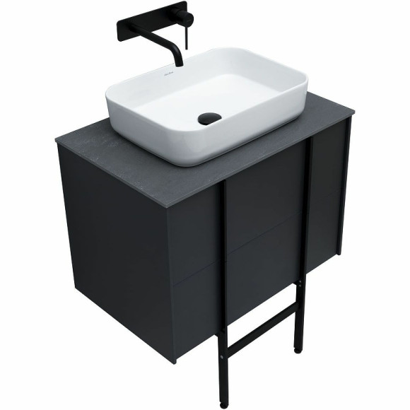 Тумба под раковину Allen Brau Reality 70 1.32004.AM подвесная Антрацит матовый Тумба под раковину Allen Brau Reality 70 1.32004.AM подвесная Антрацит матовый