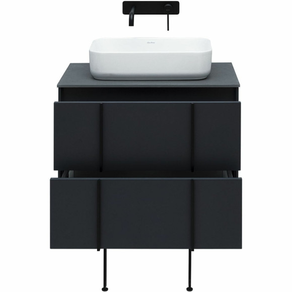Тумба под раковину Allen Brau Reality 70 1.32004.AM подвесная Антрацит матовый Тумба под раковину Allen Brau Reality 70 1.32004.AM подвесная Антрацит матовый