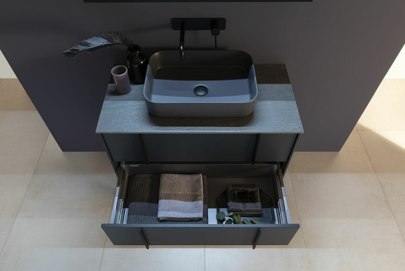 Тумба под раковину Allen Brau Reality 70 1.32004.AM подвесная Антрацит матовый Тумба под раковину Allen Brau Reality 70 1.32004.AM подвесная Антрацит матовый